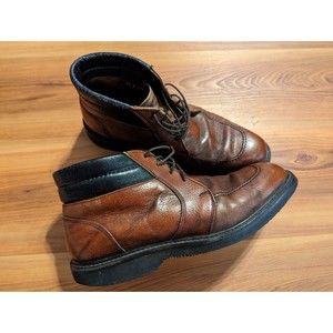 Red Wing 9347 Vintage Brown Leather Oxford Chukka Ankle Boots Sz 9.5 E Wide Lace